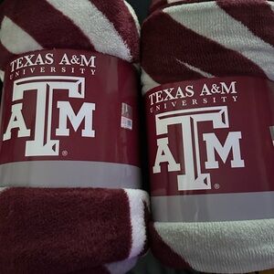 Texas A&M University Blanket Set